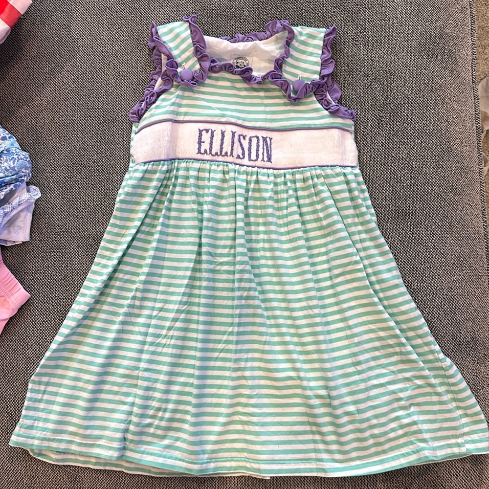 Name Smock striped dress size 6